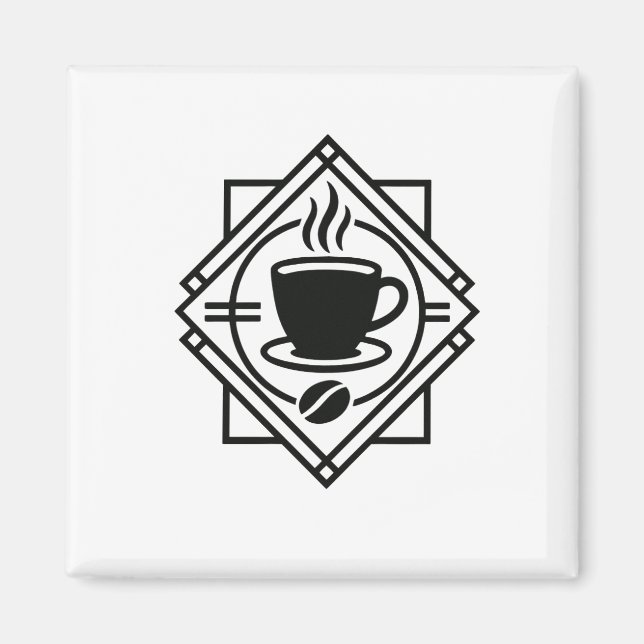Imán Coffee Emblem Magnet  (Frente)