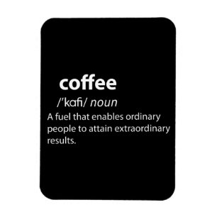 Imán Coffee Funny Dictionary Definition