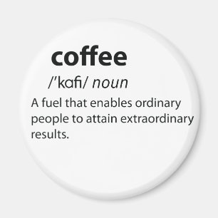 Imán Coffee Funny Dictionary Definition