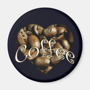 Imán Coffee Heart