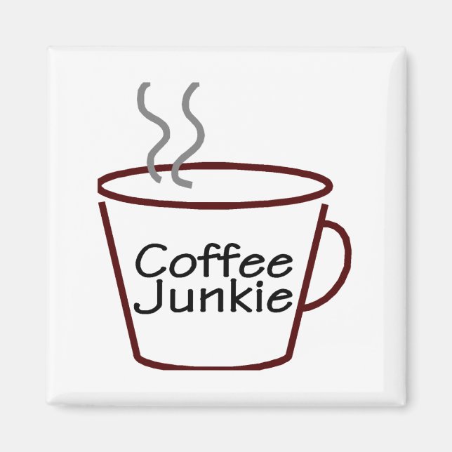 Imán Coffee Junkie (Frente)
