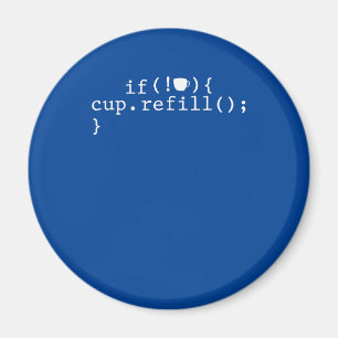 Imán Coffee Refill Smart Coding Software Engineer