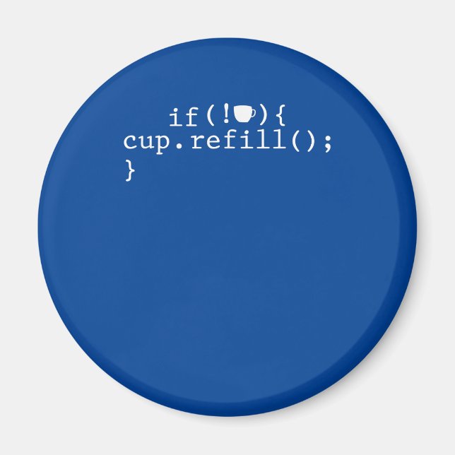 Imán Coffee Refill Smart Coding Software Engineer (Frente)