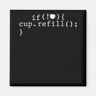 Imán Coffee Refill Smart Coding Software Engineer