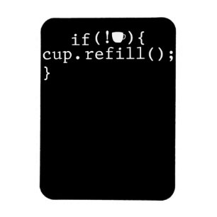 Imán Coffee Refill Smart Coding Software Engineer