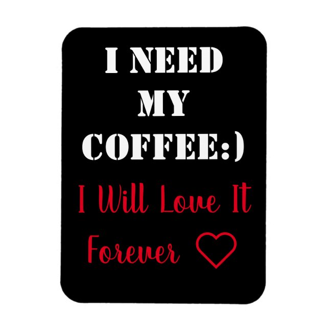 Imán Coffee Saying Magnet (Vertical)