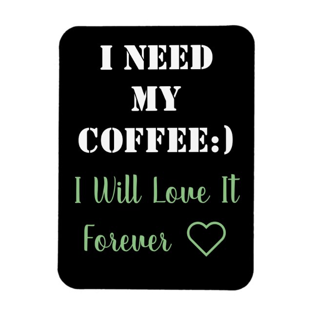 Imán Coffee Saying Magnet (Vertical)