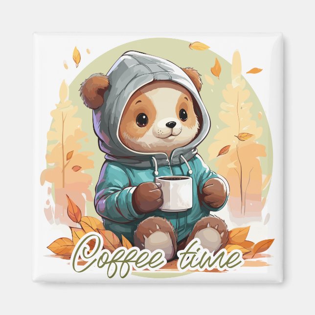 Imán Coffee time (Frente)