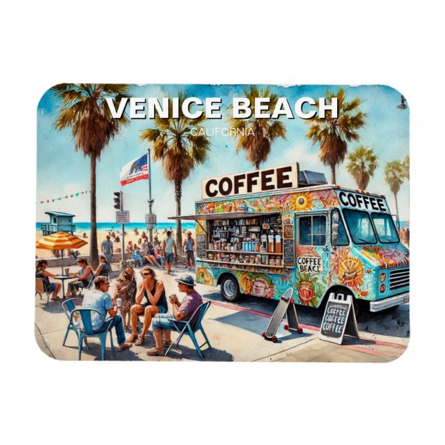 Imán Coffee Truck Venice Beach (Horizontal)