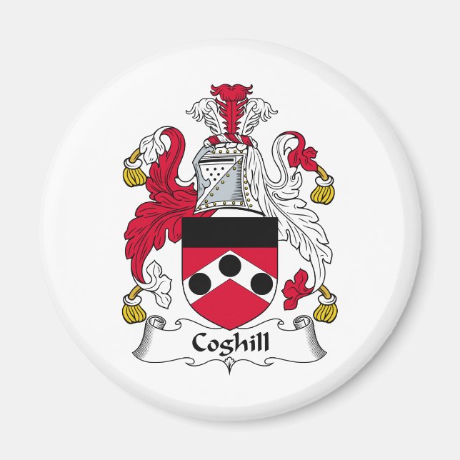 Imán Coghill Family Crest (Frente)