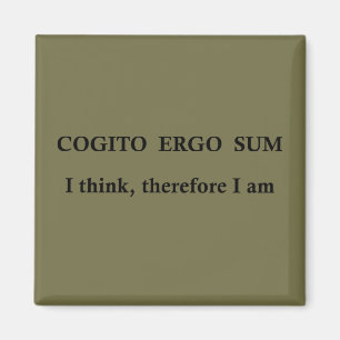 Imán Cogito ergo sum