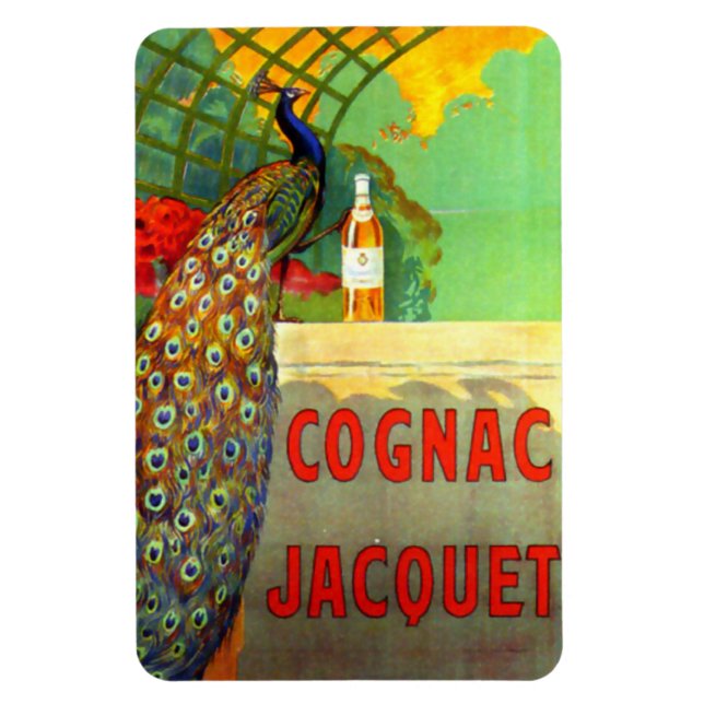 Imán Cognac Jacquet Vintage Poster de Publicidad (Vertical)