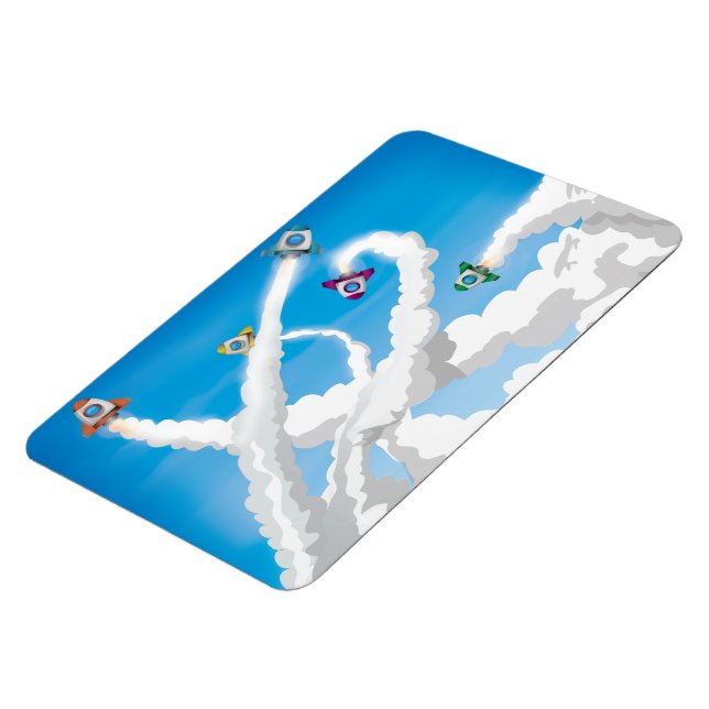 Imán ¡Cohetes! (Lado Izquierdo)