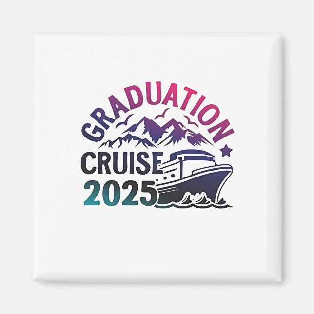 Imán Coincidencia de viajes de verano de 2025 en crucer (Frente)