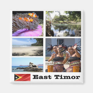 Imán colage TIMOR-LESTE de zTL003, Fridge