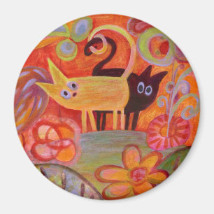 Imán Colas y gatos