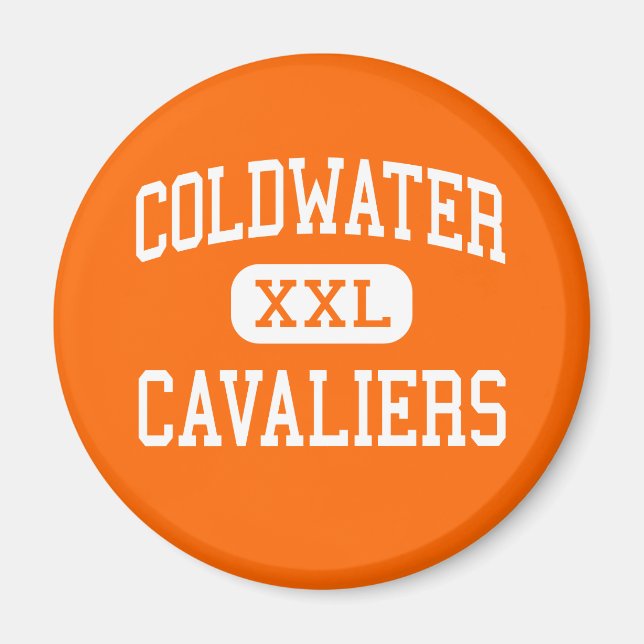 Imán Coldwater - Cavaliers - High - Coldwater Ohio (Frente)