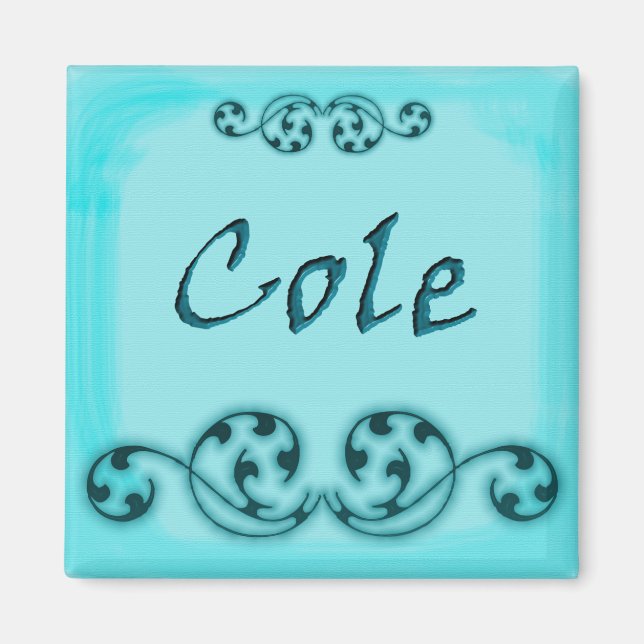 Imán Cole Ornamental Magnet (Frente)