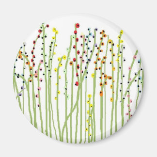 Imán Colección blanca "FLOWERS SPRING"