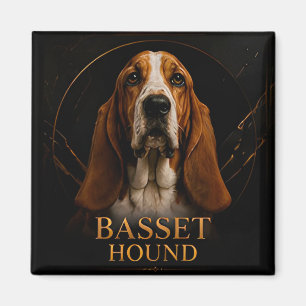 Imán Colección Clásica Patrimonio Basset Hound