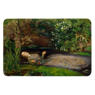 Imán Colección de arte de Fridge Millais Ophelia CC0541