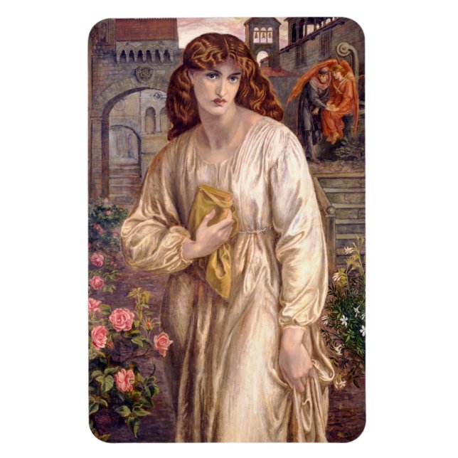 Imán Colección de arte de la nevera Rossetti Beatrice C (Vertical)