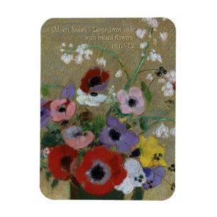 Imán Colección de arte Fridge Odilon Redon Flowers CC05