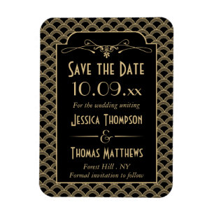 Imán Colección de Bodas Art Decó de los años 20