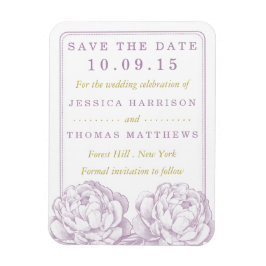 Imán Colección de Bodas florales de Peony