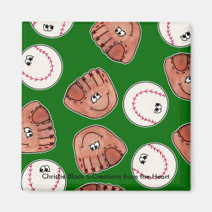 Imán Colección de bolas y guantes