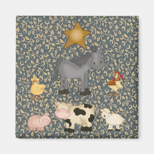 Imán Colección de campo Animales de granja Fridge Magne