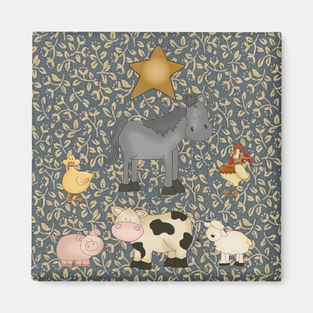 Imán Colección de campo Animales de granja Fridge Magne (Frente)
