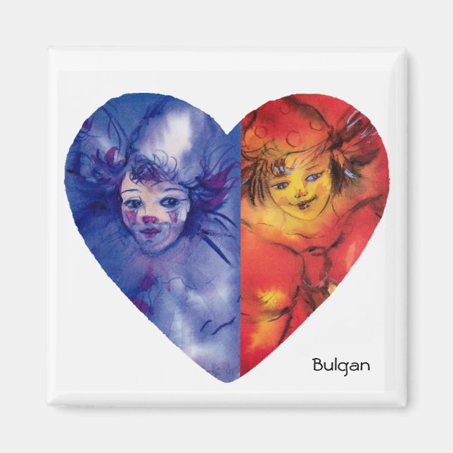 Imán COLECCIÓN DE COLONOS / BOLA MASCULINA Veneciana (Frente)