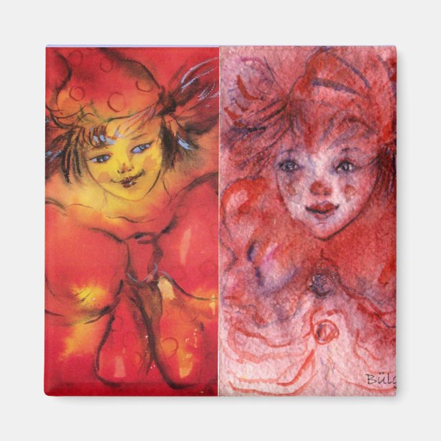 Imán COLECCIÓN DE COLONOS / BOLA MASCULINA Veneciana (Frente)