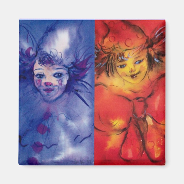 Imán COLECCIÓN DE COLONOS / BOLA MASCULINA Veneciana (Frente)