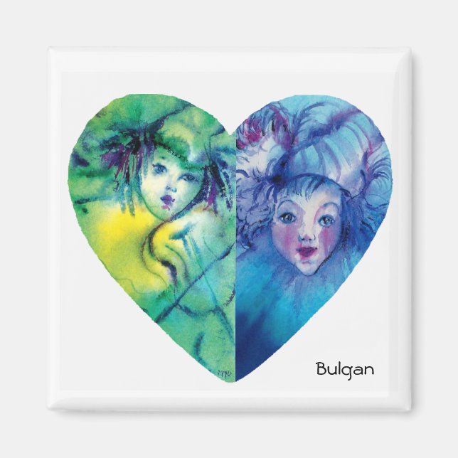 Imán COLECCIÓN DE COLONOS / BOLA MASCULINA Veneciana (Frente)