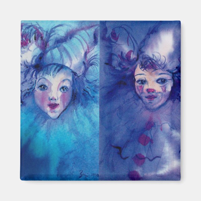 Imán COLECCIÓN DE COLONOS / BOLA MASCULINA Veneciana (Frente)