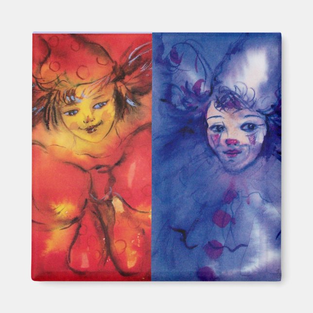 Imán COLECCIÓN DE COLONOS / BOLA MASCULINA Veneciana (Frente)