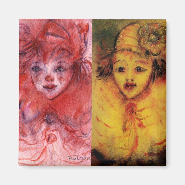 Imán COLECCIÓN DE COLONOS / BOLA MASCULINA Veneciana (Frente)