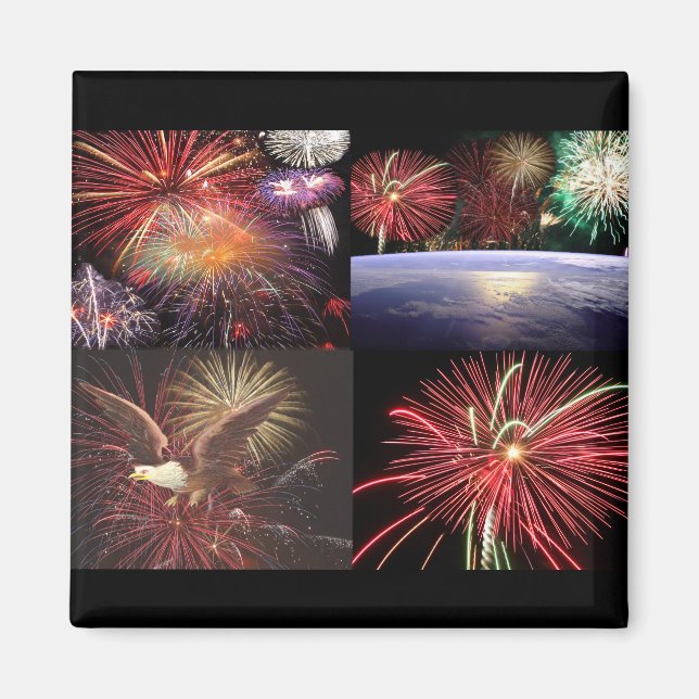 Imán Colección de fuegos artificiales (Frente)