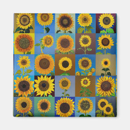 Imán Colección de girasoles