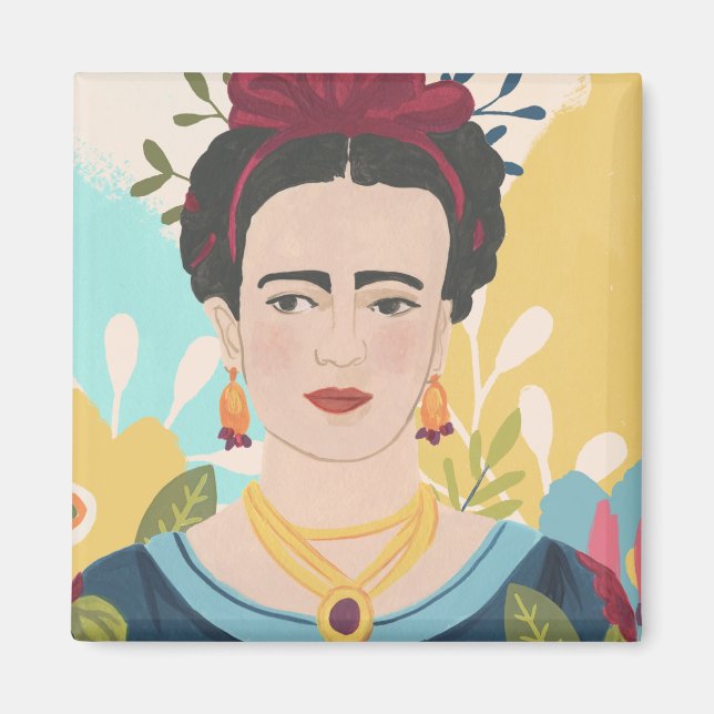 Imán Colección de jardines de Frida (Frente)