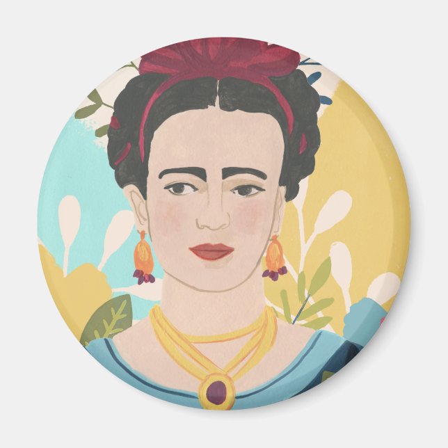 Imán Colección de jardines de Frida (Frente)