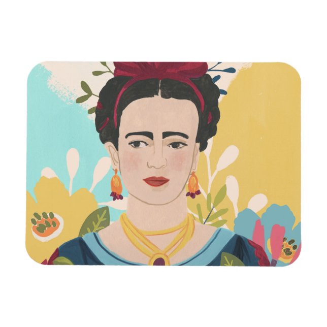 Imán Colección de jardines de Frida (Horizontal)