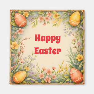 Imán Colección de moda vintage de huevos de Pascua