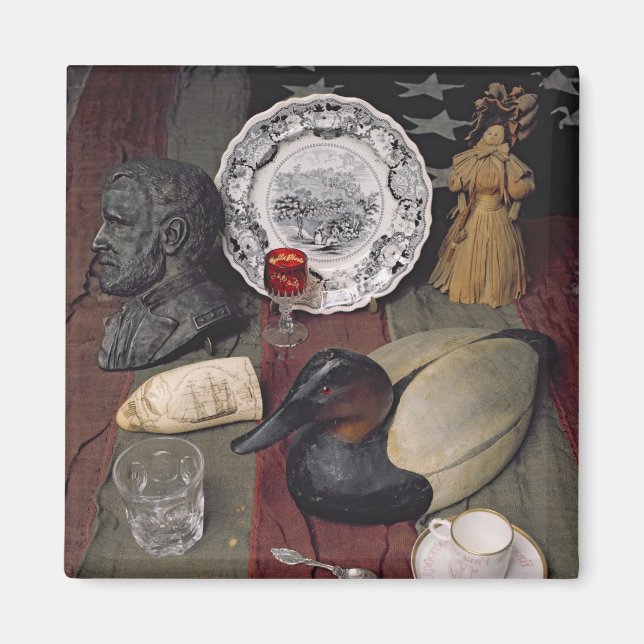 Imán Colección de objetos, incluida una taza (Frente)