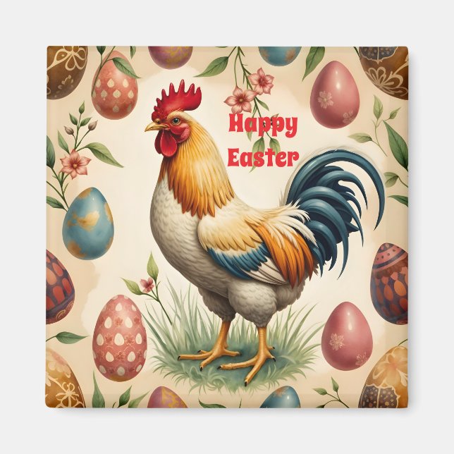 Imán Colección de Pascua Vintage (Frente)