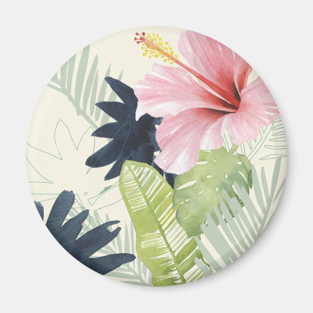 Imán Colección de punzonado tropical (Frente)