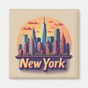 Imán Colección de Recuerdos de Viaje a Nueva York 🗽