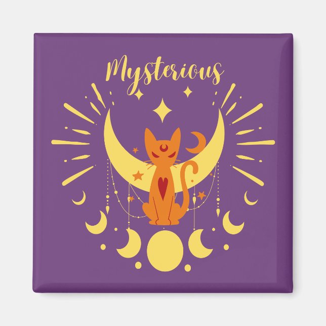 Imán Colección de sellos de Halloween "misteriosa" (Frente)